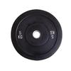 TLXT Black Commercial Rubber Barbell Plate