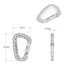 Outdoor Mountaineering Tactics Hanging Buckle Plastic Mountaineering Buckle Nylon Mountaineering Bag Hanging Key D Buckle