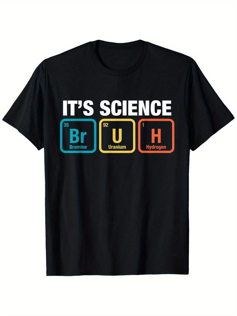 Science Periodic Table of Elements Funny Graphic T-Shirt - Soft, Breathable Sho