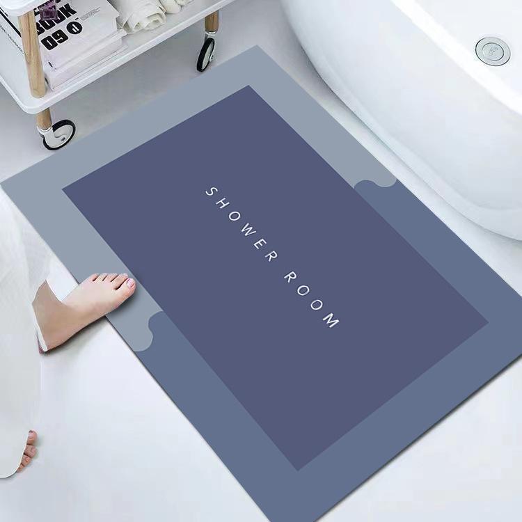 Super Absorbent Bathroom Anti-slip Mat Diatomaceous Earth Bathroom Mat Bathtub Mat Door Mat Shower Mat Easy To Clean Home