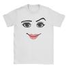 Men Womens TShirts Game Robot Face Leisure 100 Cotton Tees Short Sleeve Anime T Shirt Crew Neck Clothing Graphic Printed