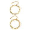 Titanstahl Schmuck Nische High-End Schmuck Edelstahl Unendlichkeit Zirkon Armband Br-2637