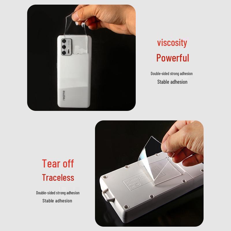 Ultra-Thin Transparent Nano Tape - High Viscosity, Strong Waterproof, Double-Sided, No-Trace Wall Fixation.