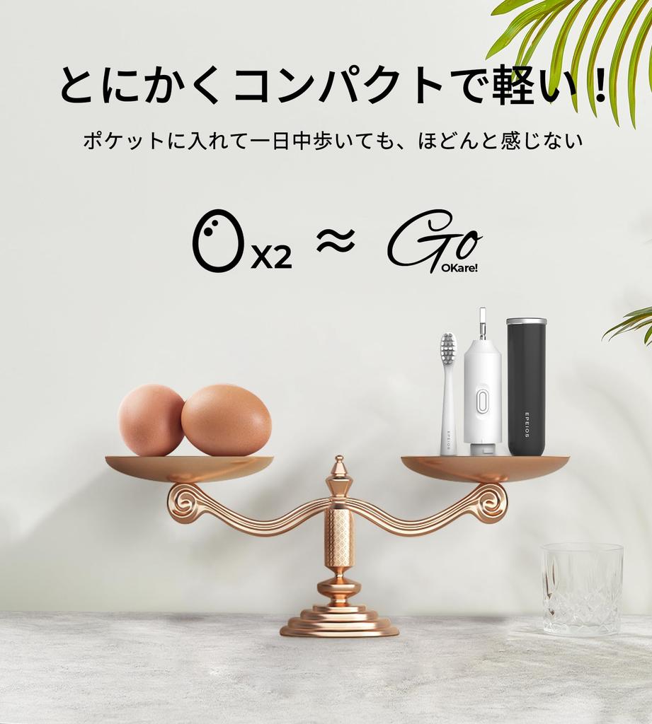 Electric Toothbrush Epeios Sonic Sonic Toothbrush Toothbrush Electric Portable Carrying Case Replacement Brush 60 Days Use Rechargeable Perfect for