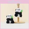 Soft And Cuddly Bamboo Panda Plush Keychain Perfect Accessory For Bags And Gifts