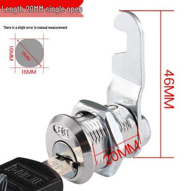 Jingquan Cabinet & Mailbox Cam Lock Set (10-Pack)