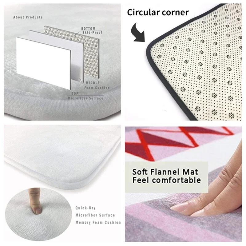 Luxury Marble Carpet Living Room European Style High-grade Non-slip Soft Large Rugs Bedroom Decoration Bedside Plush Floor Mats