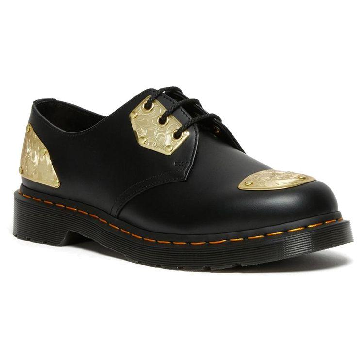 Dr. Martens King Nerd 1461 British Style Fashion Casual Flat Shoes Women Shoes Black 26807001