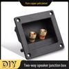 DIY Speaker Junction Box with Pure Copper Binding Posts & Thickened Wiring Board for Speaker Accessories.