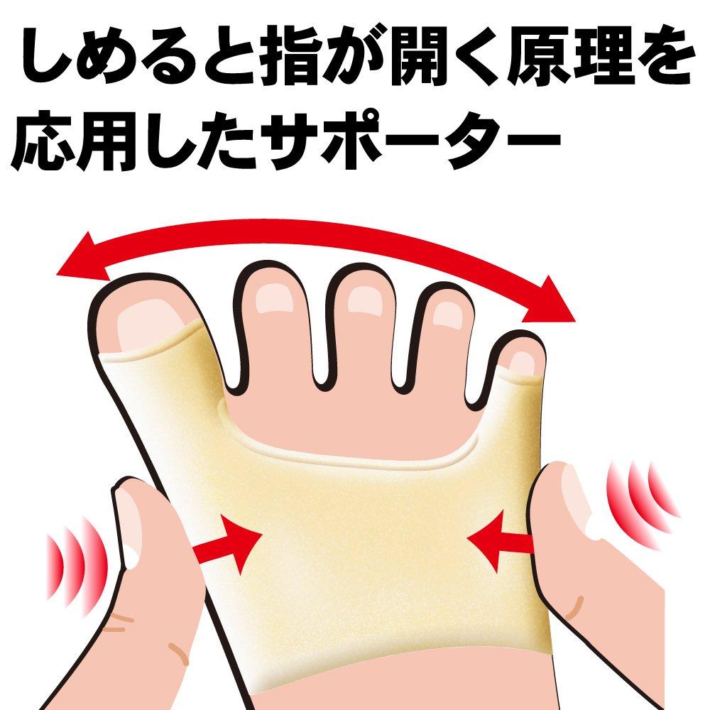 Alphax Toe Made In Toe Left Foot Support, Thin, Japan, Bunion/Little Support, Medium,