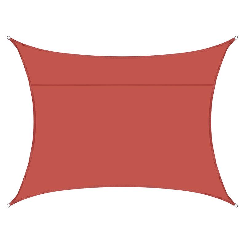 Rectangular 2x2.5m Waterproof, Sunproof, UV-Resistant Outdoor Shade Sail