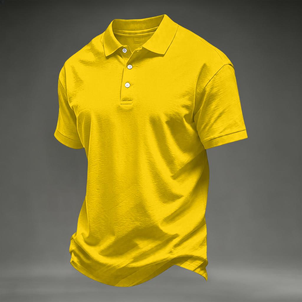 Men's Color Short Sleeve T-Shirt Casual Loose Fit Breathable Tee