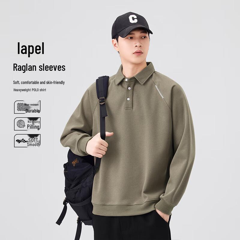 

VUUG Men s Lapel Pullover Sweatshirt 3XL