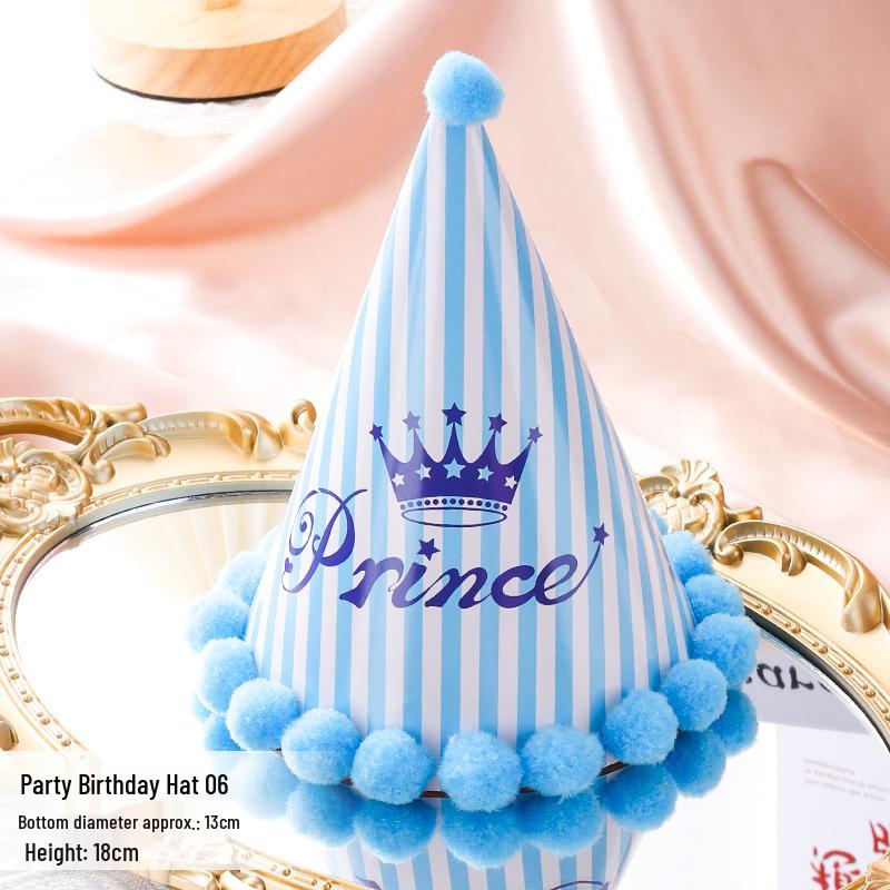 Irisierendes Diamantperlen-Geburtstags-Stirnband & Hut Party-Accessoires