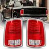 LED Tail Light Assembly for 2013-2018 Dodge Ram 1500/2014-2018 Ram 2500 3500 with LED Bulbs, Clear Red Lens Right Passenger and Left Driver Side