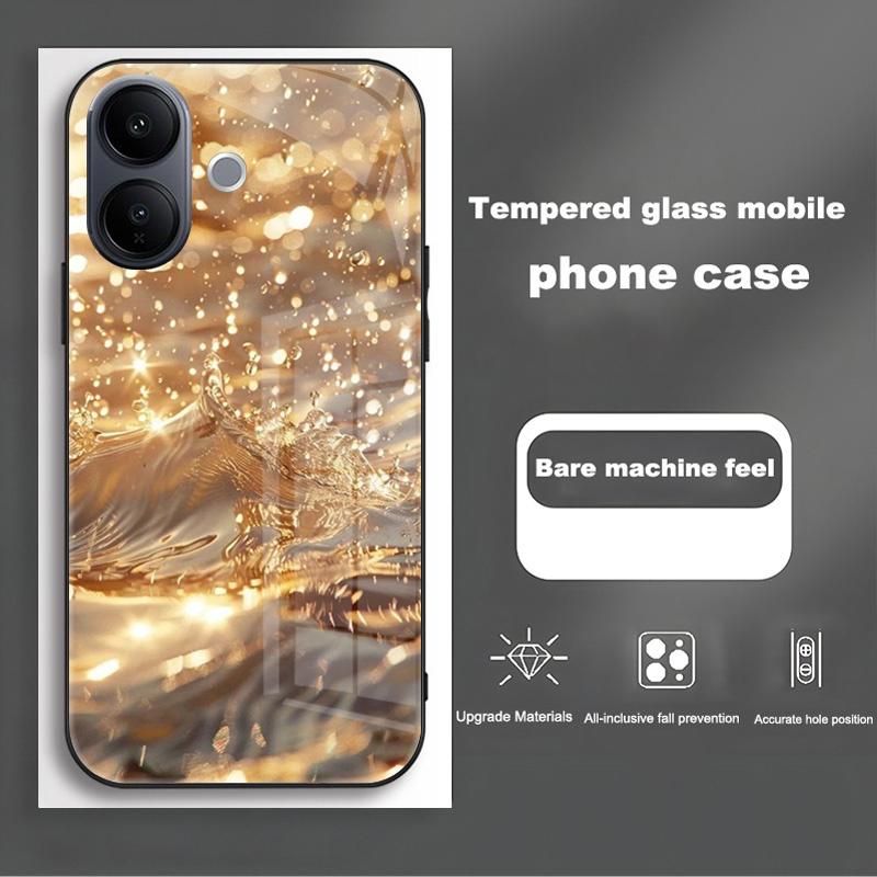 Schutzhülle aus robustem, gehärtetem Glas für VIVO V60, V50 Lite, V60E und V50E – inklusive Kameraschutz für VIVO T4R und T4 Pro