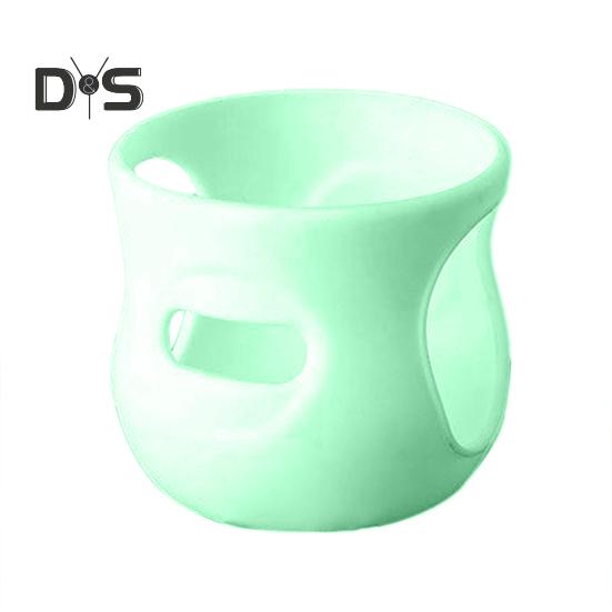 3 ცალი სილიკონის ბოთლის ყელი 120მლ/240მლ ბავშვის ფლაკონის დამჭერი მოცურების საწინააღმდეგო BPA საიზოლაციო ყდის მინის ბავშვის ბოთლისთვის