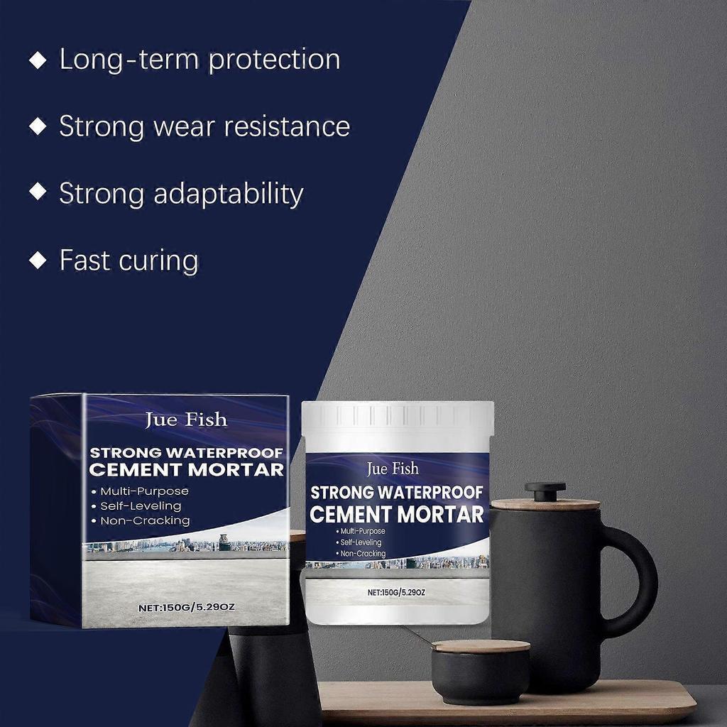 Limited time!!Jue-Fish Waterproof Cement Mortar For Household Cement Wall Repair And Floor Drain Cement Mortar For Water Seepage Prevention