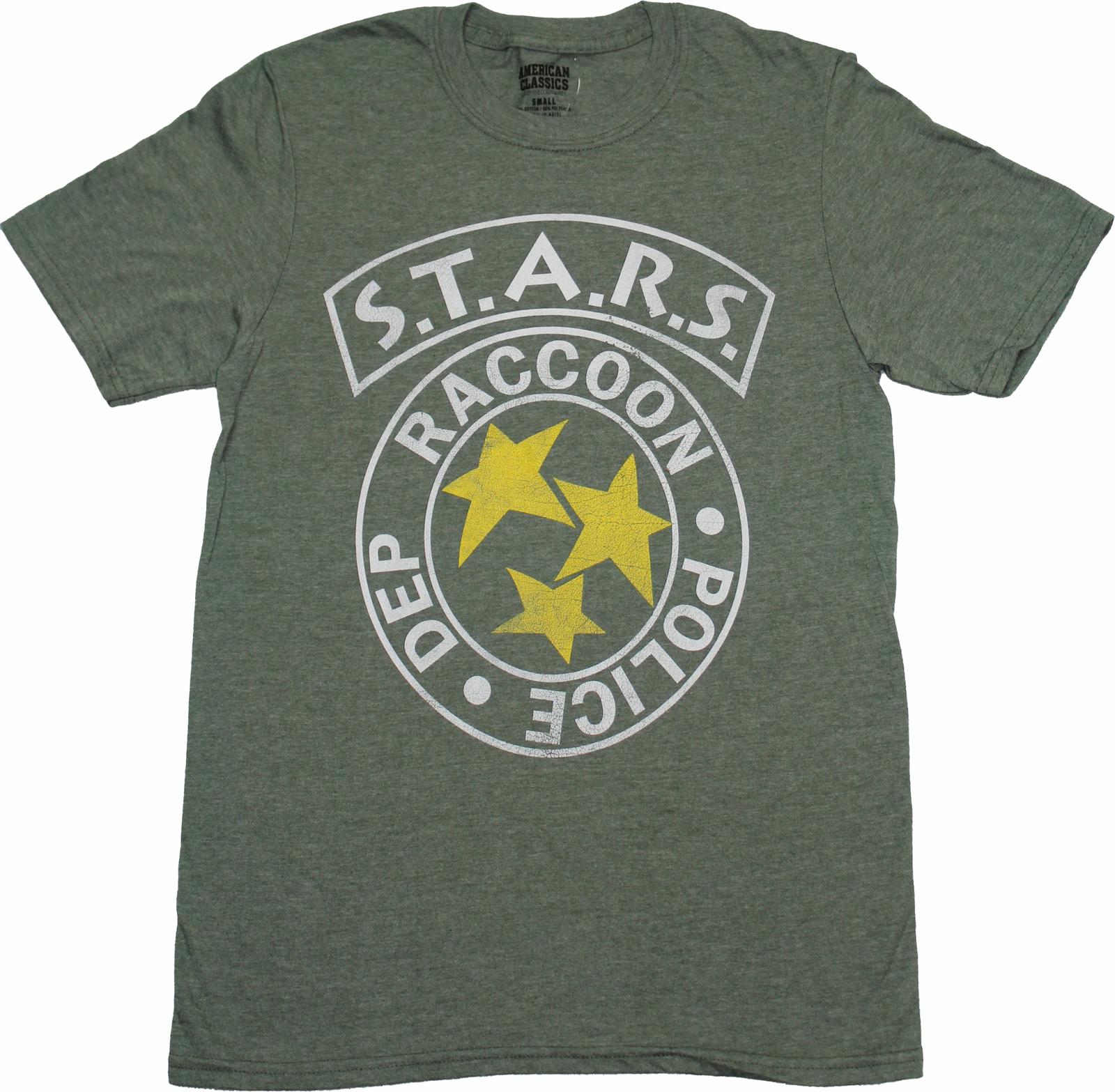 Resident Evil New Adult T-Shirt - Stars Raccoon City Logo XXXXL