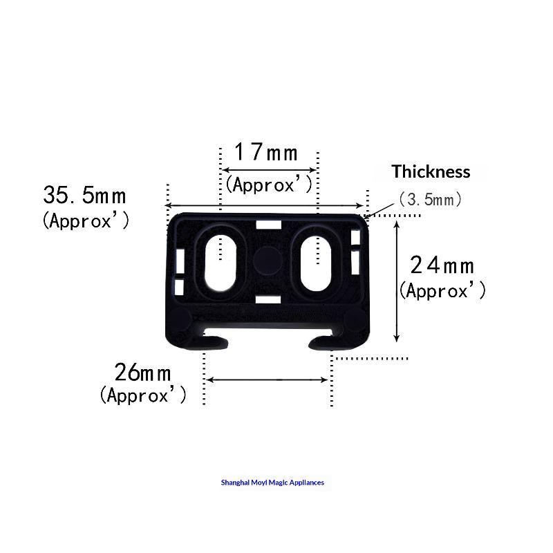 1/4 Sets Refrigerator Door Sliding Guide For Electrolux/Siemens/ Built-In Fridge Door Slide Rail Mounting Kit