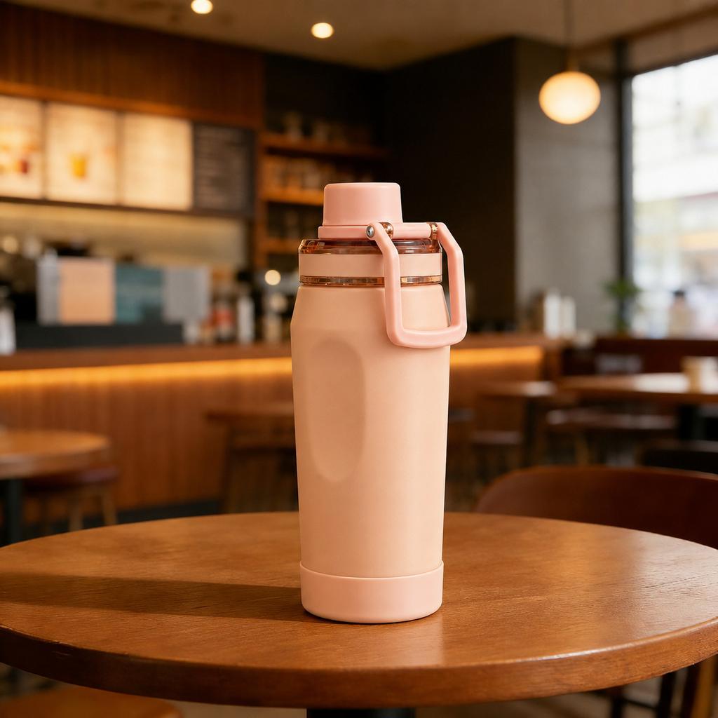 New Silicone Bottom Large-capacity Space Pot 0 Stainless Steel Thermos Cup Outdoor Portable Travel Kettle