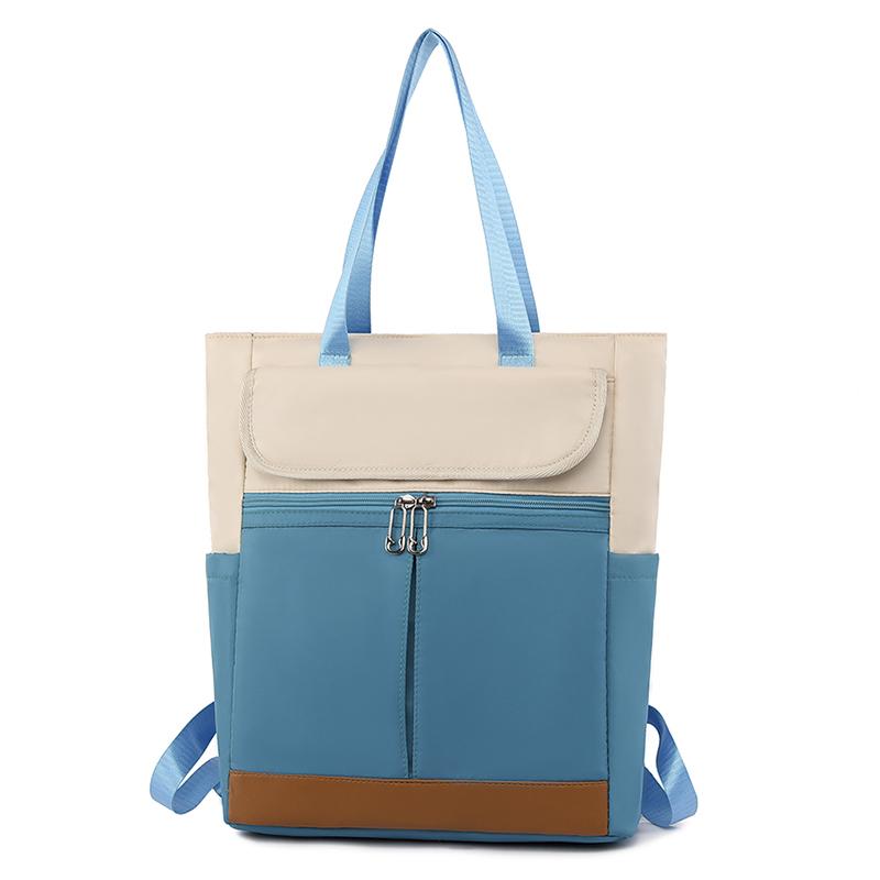 Oxford Fabric Unisex Backpack New Fashion Color Collision Outdoor High Capacity Travel Shoulder Bag