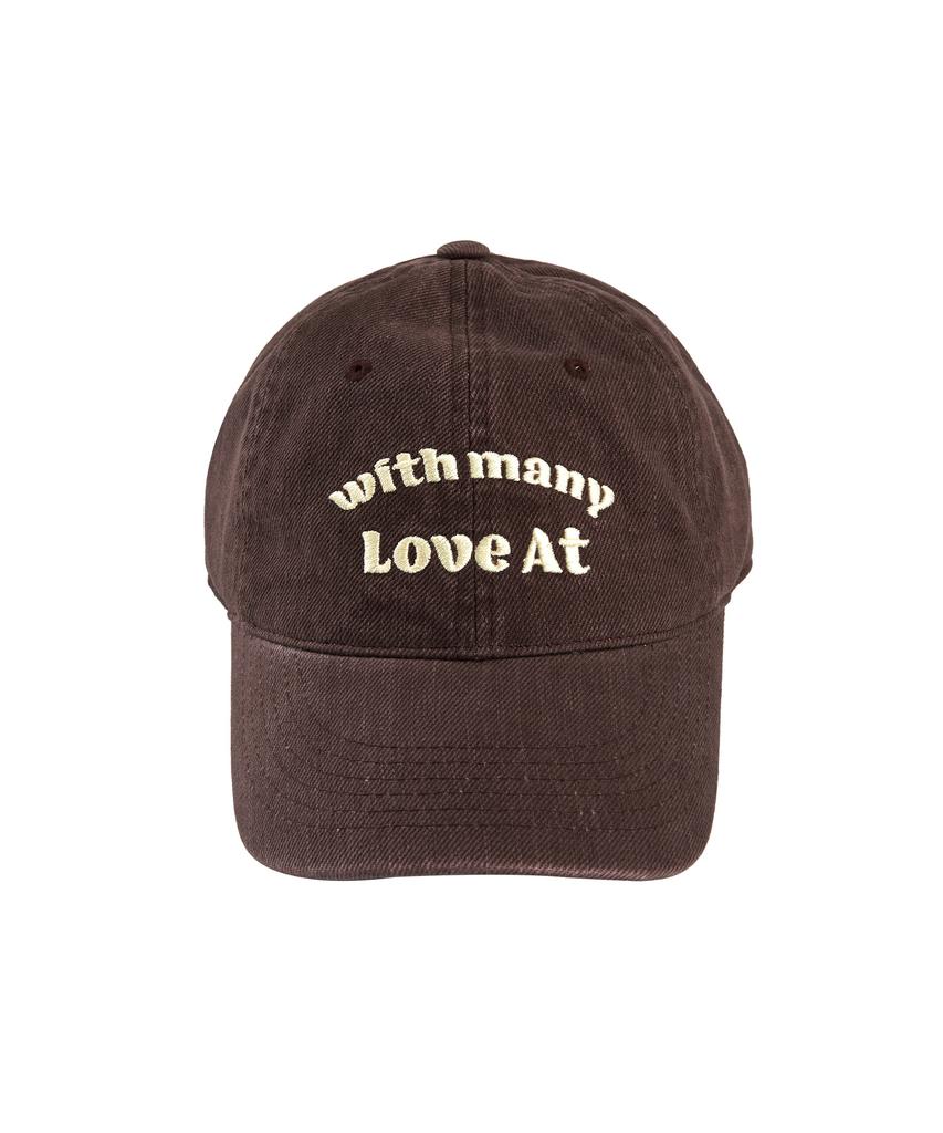 LOTSYOU Lotsyou_With Many Love Ball Cap Brown