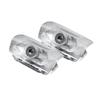 Ltsplay Courtesy Lamps, Car Door Welcome Lights, Courtesy Lights, LED Logo Projector Lights, Adjustable Angle, Set of 2
