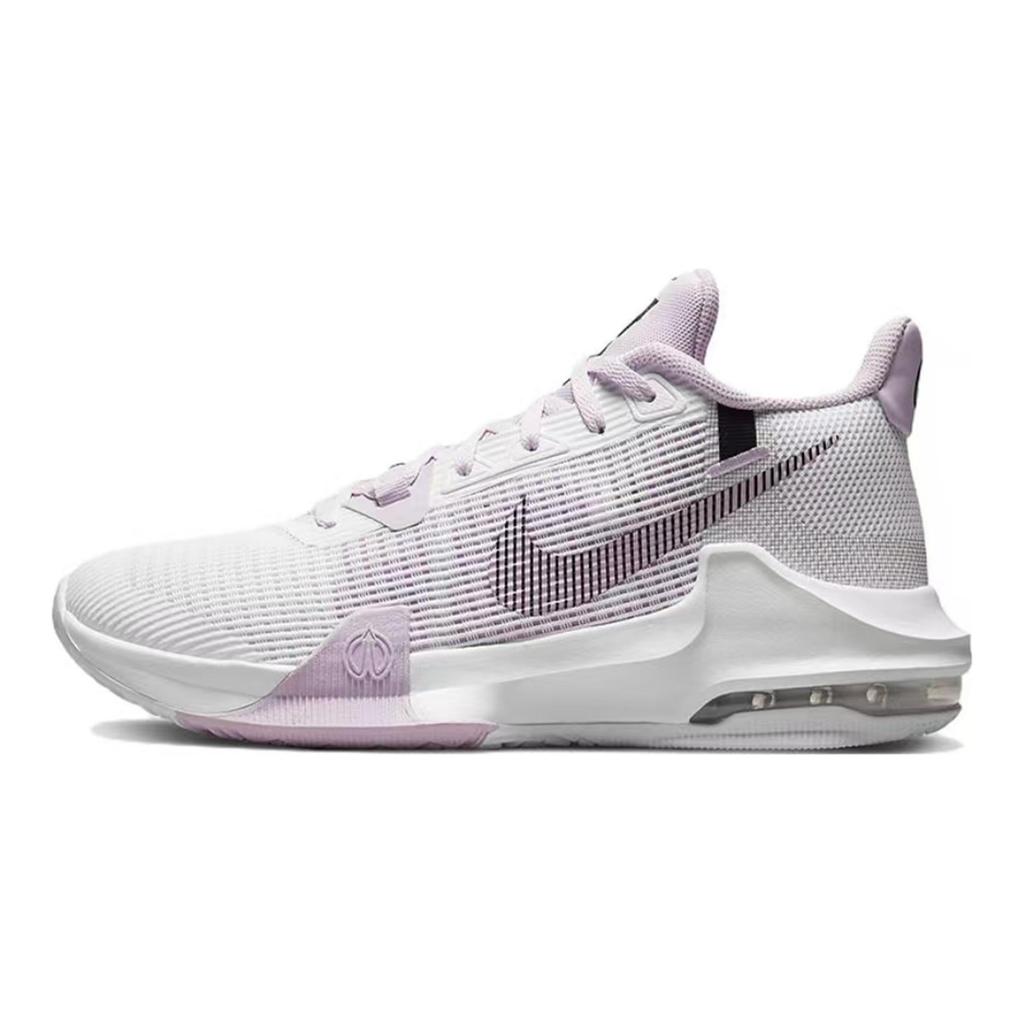Nike Air Max Impact 3 Slip Resistant Abrasion Resistant Low top Basketball Shoes Men's Light Purple DC3725-101(Team546-A-BOX)