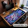 Music General Theme Custom Mouse Pad Personalized With Name Text Customized Desk Mat For Office Home Decor