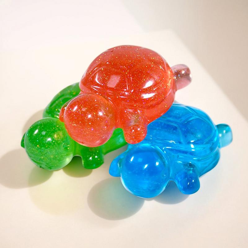 Cute Little Sea Turtle Plate Resin Mold Silicone Epoxy Resin Casting Mould Animal Plaster Making Mold Mini Tabletop Ornament