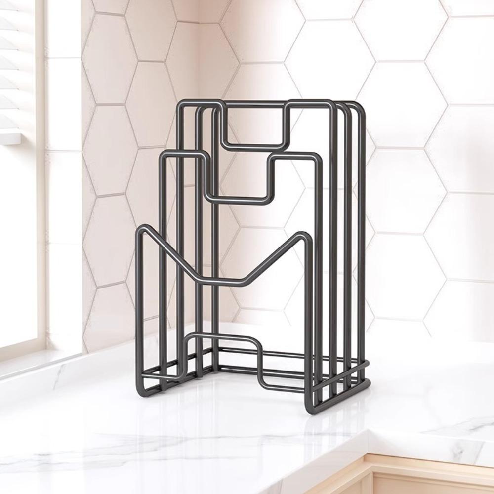 Space Saving Cutting Board Holder Multi Layer Chopping Board Organizer Pot Lid Rack Shelf  Plates