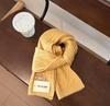 16 New Rhombus Blended Korean Knitted Wool Scarf Women's Winter Warm Versatile Student Solid Color Shawl