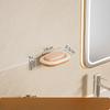 Non-perforated Wall-mounted Soap Box Multi-layer Rotating Bathroom ShelfDraining Box