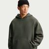 Men's Sweatshirts Men's Carbon Black Hooded (Non-detachable) Moderate