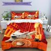 3pcs Disney Bolt Bedding Set 1 Soft Quilt Cover + 2 Pillowcases, Machine Washable Suitable for All SeasonsW018