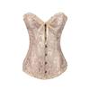 European Size 819 Black Court Corset: Abdomen Control Body Shaper
