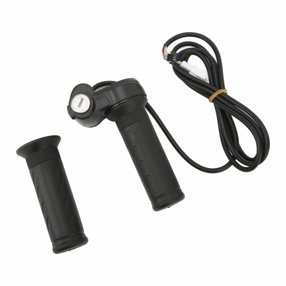5 Wires Electric Scooters Throttle With Keys Twist Throttle Grip Handlebar Accessories