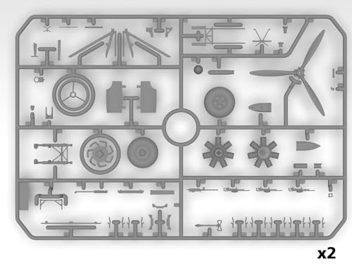 ICM 1/48 British Bristol Beaufort Mk.I Bomb Equipped Plastic Model Kit 48314 (Airplane)