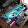 Retro Neon City Large Gaming Mouse Pad Non Slip Rubber Extended Keyboard Desk Mat for PC Gamer Home Office Table Decor Mousepad