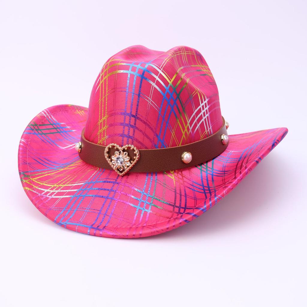 Popular European and American Western Cowboy Hats Men's and Women's Fashion Party Carnival Decoration Festival Dance Top Hat