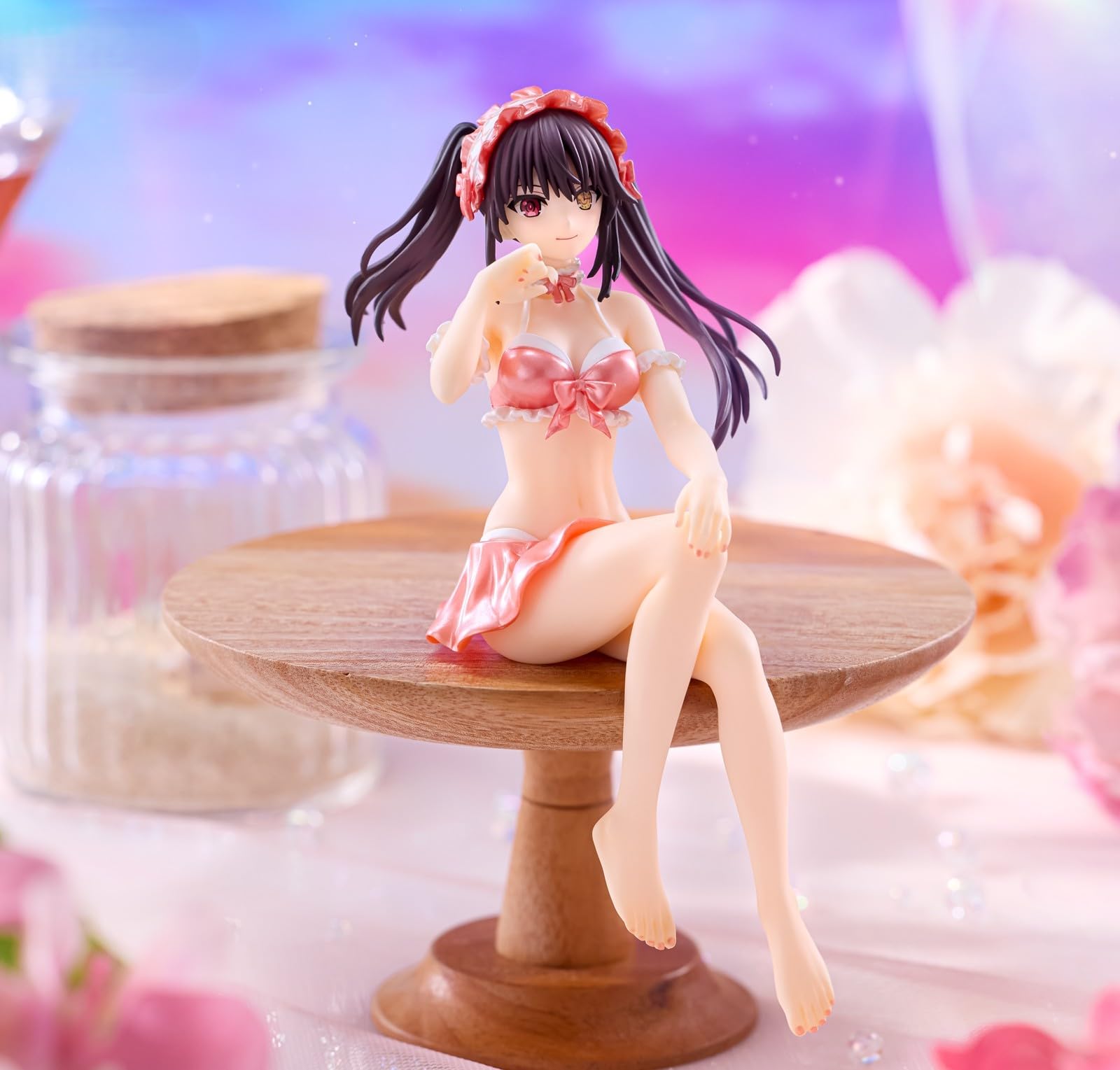 

Kurumi Tokisaki Figure A Live Noodle Stopper Figure Kurumi Tokisaki Swimsuit Pastel Red Date V - Ver.