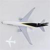 1/400 Md11 Plane Model UPS World Cargo Airlines 20CM Alloy Diecast Airplane with Base Landing Gear Wheels for Collection