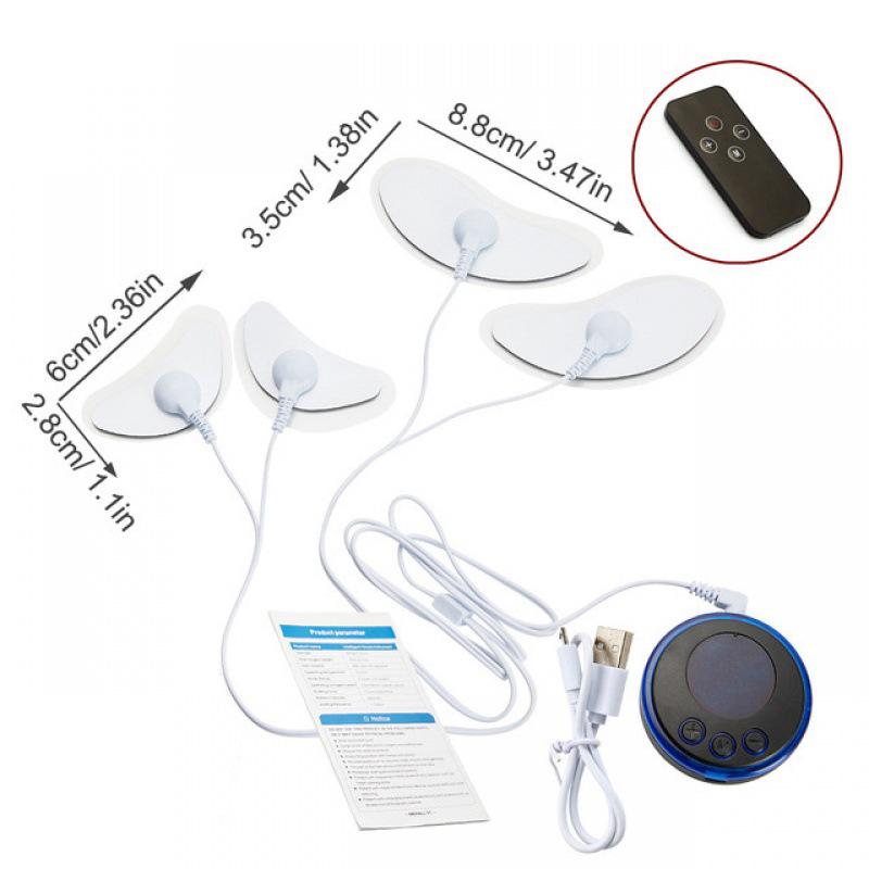 Crescent EMS Facial Massager: V-Shape Wrinkle Remover with Remote
