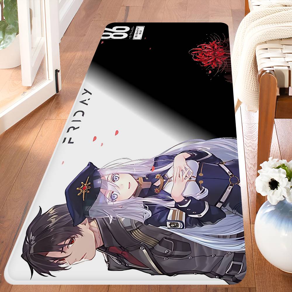 

Anime 86 Eighty Six Kitchen Mat Kids Room Bedroom Decoration Balcony Anti-Slip Doormat Living Room Alfombra 40x60cm