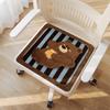Cartoon 40x40cm Chair Cushion Anti-slip Winter Warm Seat Cushion Soft Comfortable Dining Chair Pad Office Chair