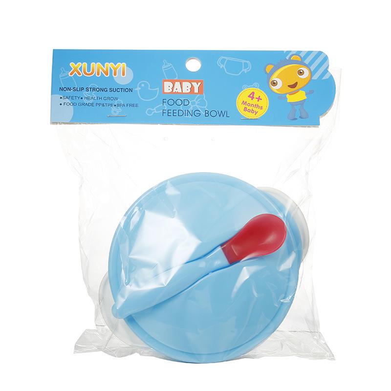 Baby Suction Bowl Set with Lid - Infant Feeding & Training Bowl