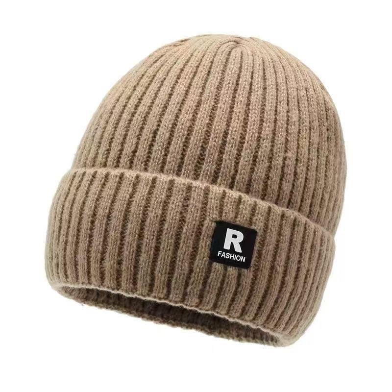 Thick Knitted Woolen Hat for Men Keep Warm Breathable Winter Cap Elderly Warmth Ear Protection Grandpa Dad Style Fleece Lined