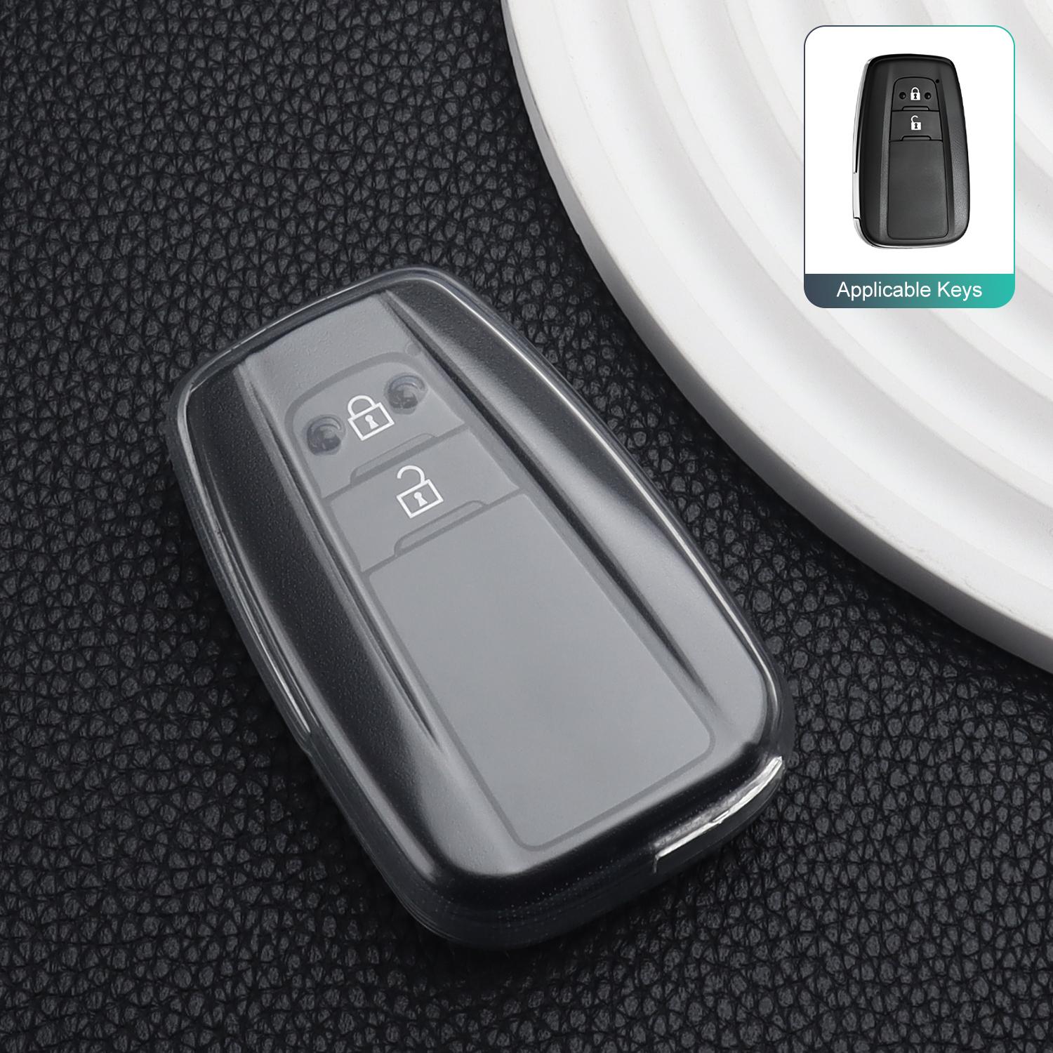 

Tpu Car Key Case For Toyota Corolla Camry Rav4 Highlander Chr C-Hr Prius Prado Land Cruiser Key Cover Shell Car Accessories