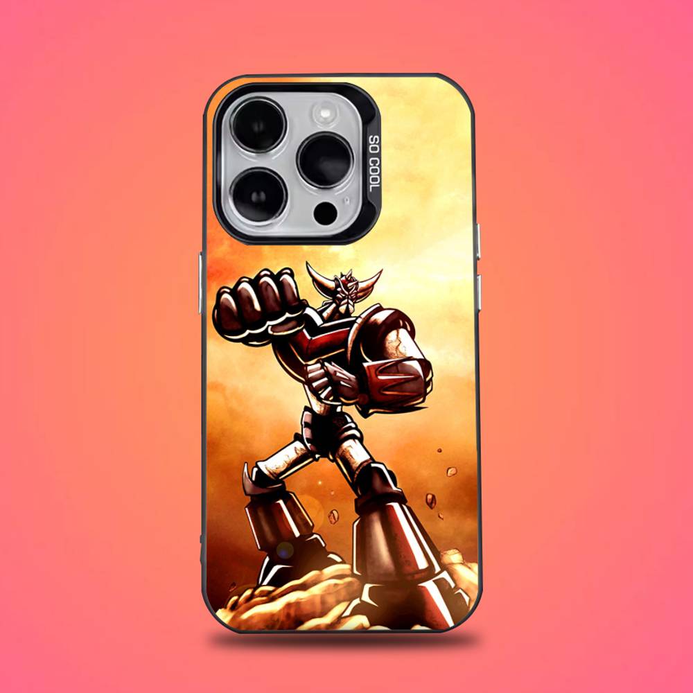 UFO Robot G-Goldorak Phone Case For iPhone 16,15,14,13,12,11,Pro,Max,Plus,Mini,XS,SE Anti Fall Black Matte Hard Bumper